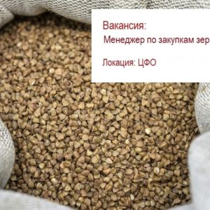 Менеджер по закупкам зерновых